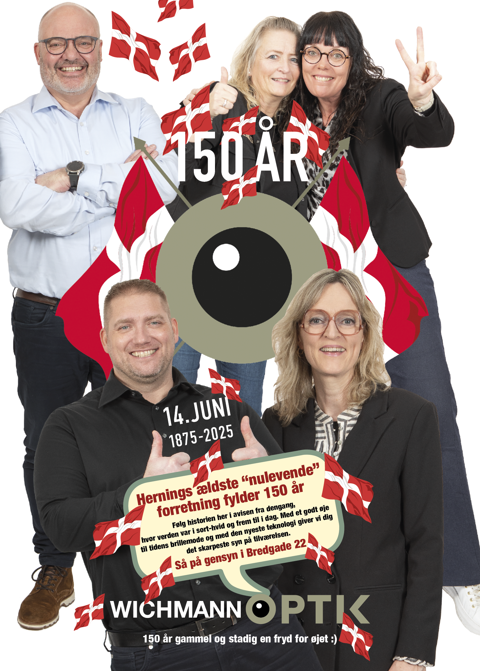 Jubil&aelig;umsavis forside